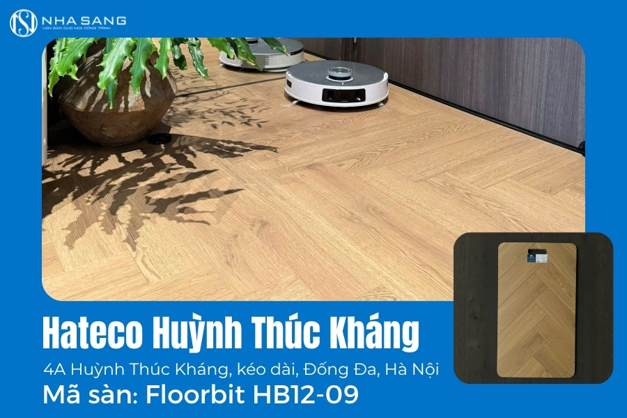 Thi Công Sàn Gỗ Floorbit HB12-09 Cho Hateco Huỳnh Thúc Kháng