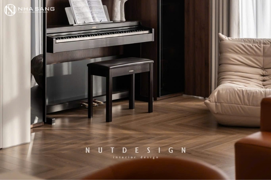 Thi Công Sàn Gỗ Xương Cá NS XC96 Cho Chung Cư Matrix One