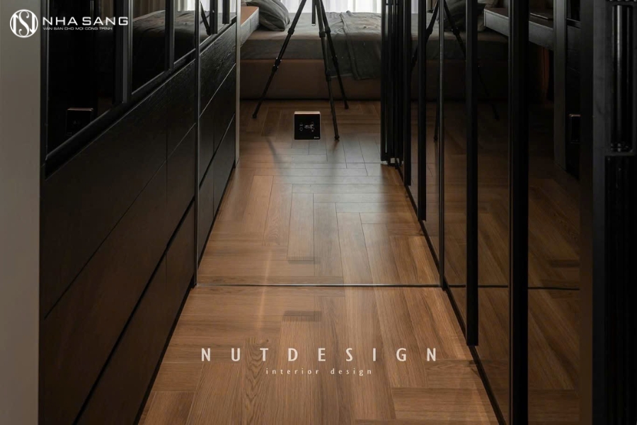 Thi Công Sàn Gỗ Xương Cá NS XC96 Cho Chung Cư Matrix One