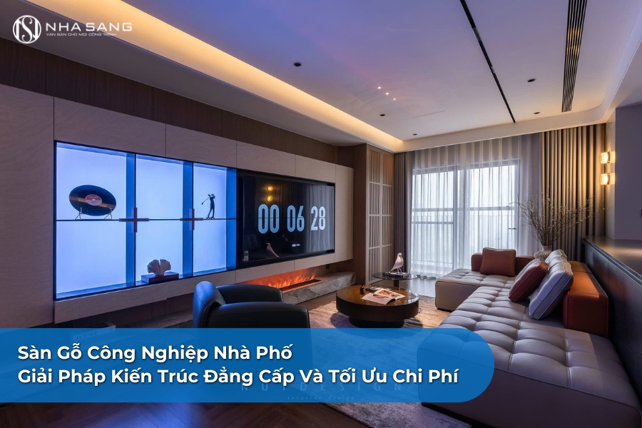 Sàn Gỗ Công Nghiệp Nhà Phố: Giải Pháp Kiến Trúc Đẳng Cấp Và Tối Ưu Chi Phí