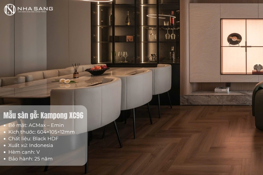 Thi Công Sàn Gỗ Kampong XC96 Cho Goldsilk Hà Đông