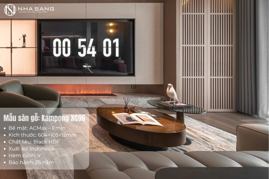 Thi Công Sàn Gỗ Kampong XC96 Cho Goldsilk Hà Đông