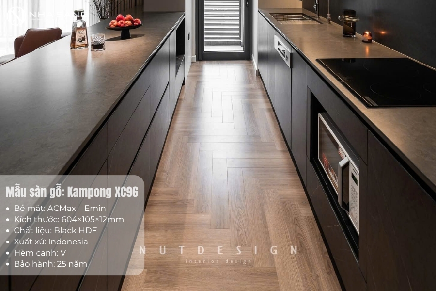 Thi Công Sàn Gỗ Kampong XC96 Cho Goldsilk Hà Đông