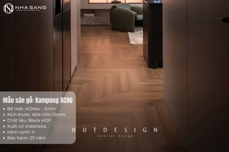 Thi Công Sàn Gỗ Kampong XC96 Cho Goldsilk Hà Đông