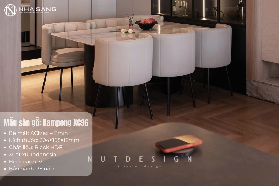 Thi Công Sàn Gỗ Kampong XC96 Cho Goldsilk Hà Đông