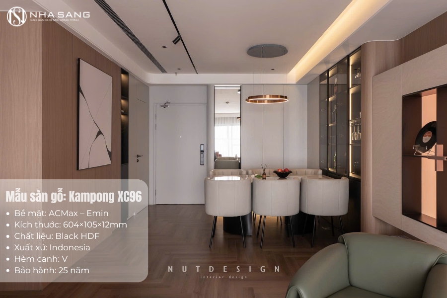 Thi Công Sàn Gỗ Kampong XC96 Cho Goldsilk Hà Đông