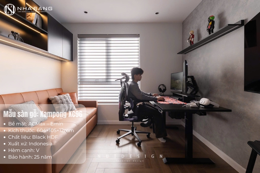 Thi Công Sàn Gỗ Kampong XC96 Cho Goldsilk Hà Đông